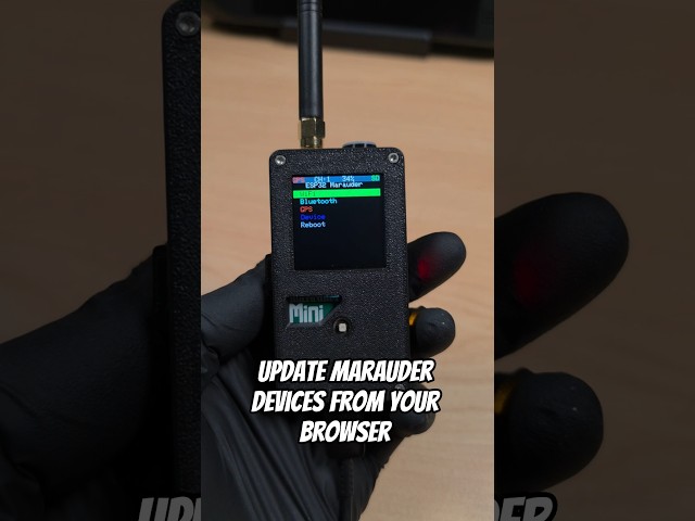 How to Update Your JustCallMeKoKo Marauder with the New Web Flasher!