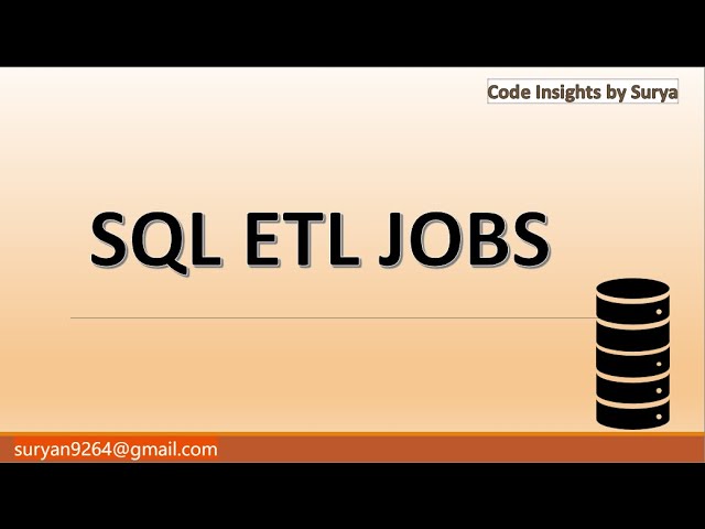 Step-by-Step Guide to ETL Jobs: Extract, Transform, Load Explained