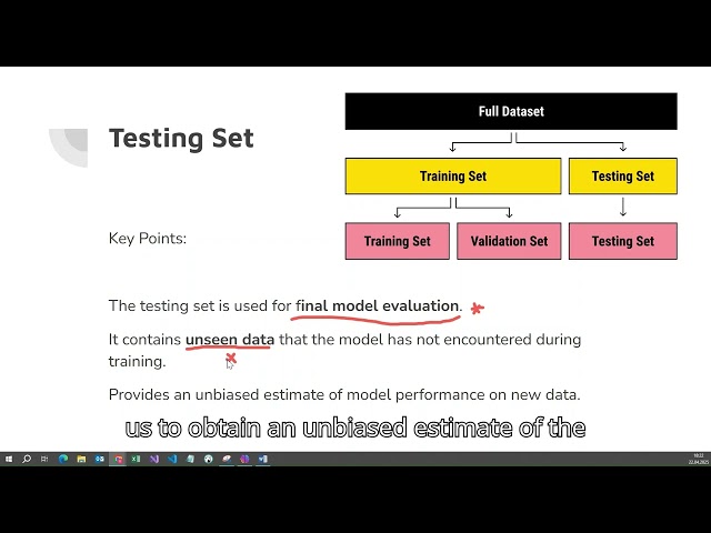 10. Importance of Training, Testing, and Validation Sets in Machine Learning
