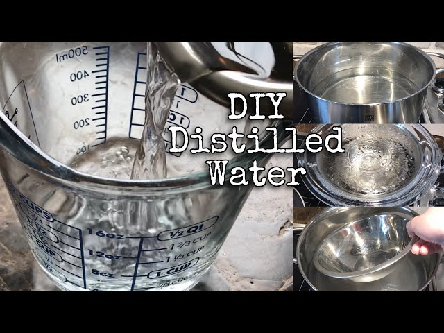 How to make Distilled Water at home