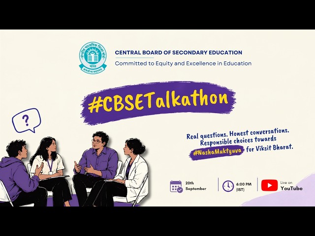 #CBSETalkathon on #NashaMuktYuva for Viksit Bharat