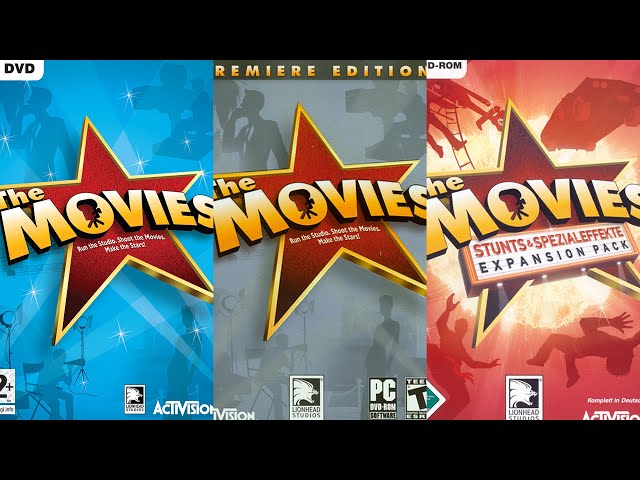 The Evolution of THE MOVIES games 2005 - 2006 🎮