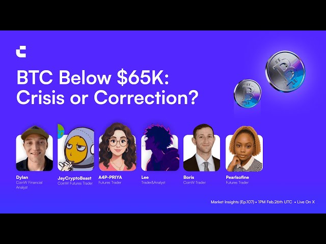 BTC Below $65K: Crisis or Correction?