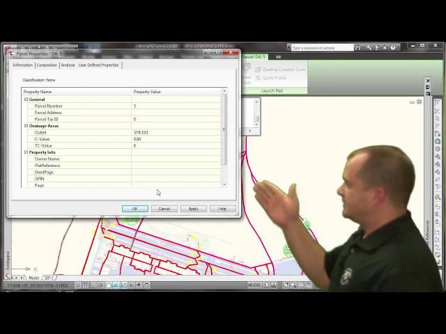 Using Parcels for Drainage Areas