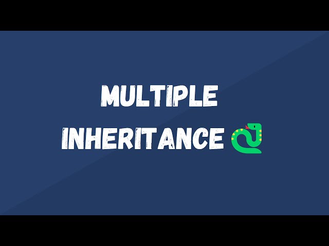 Multiple Inheritance in Python |  FastAPI Prerequisite