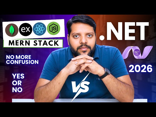 MERN vs .NET in 2026 🔥 Which Will ACTUALLY Get You Hired Faster? (Brutal Truth)