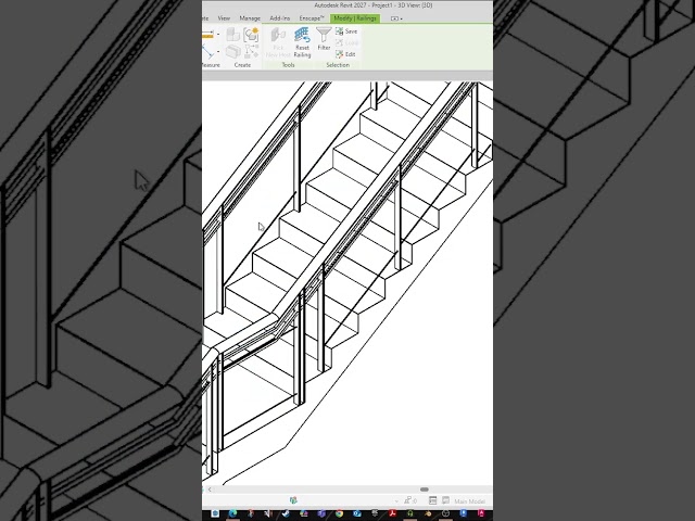 How to Create Stairs in Revit 2027 p1