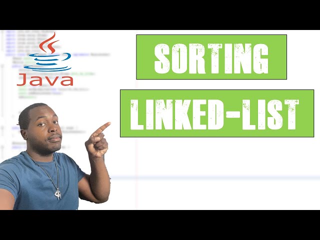 How to Sort Linked Lists | Coding With Tre'
