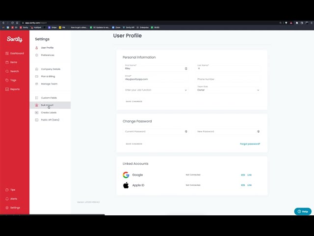 Sortly: Bulk Add New Inventory via Spreadsheet