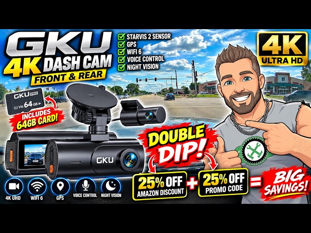Amazon Deal + Extra Promo Code? This Dash Cam Steal is WILD! 🤯🚙