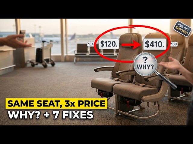 AIRLINE TICKET PRICES — Why the Same Seat Costs Different Fares (+7 Smart Fixes)