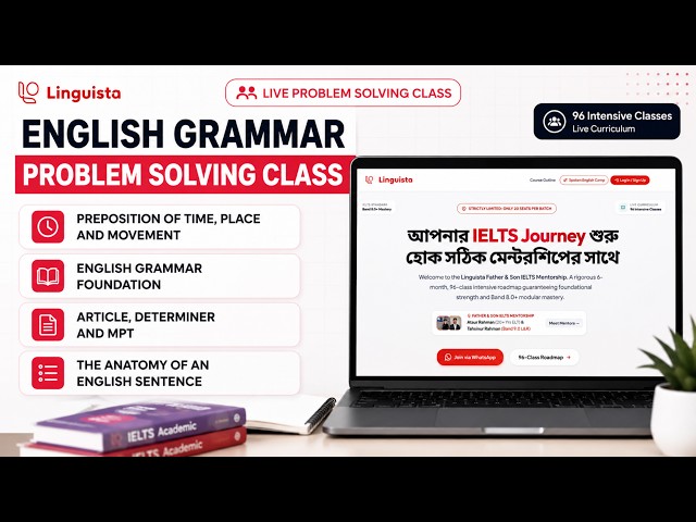 IELTS Problem Solving Session #01 | Class 04  | PS-01 | IELTS Preparation | Linguista