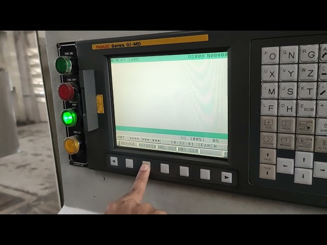 How to Run program by Memory card in DNC mode in Fanuc Controller 👍