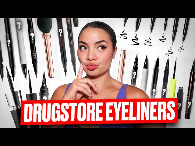 I Tested EVERY Drugstore Eyeliner | BEST & WORST