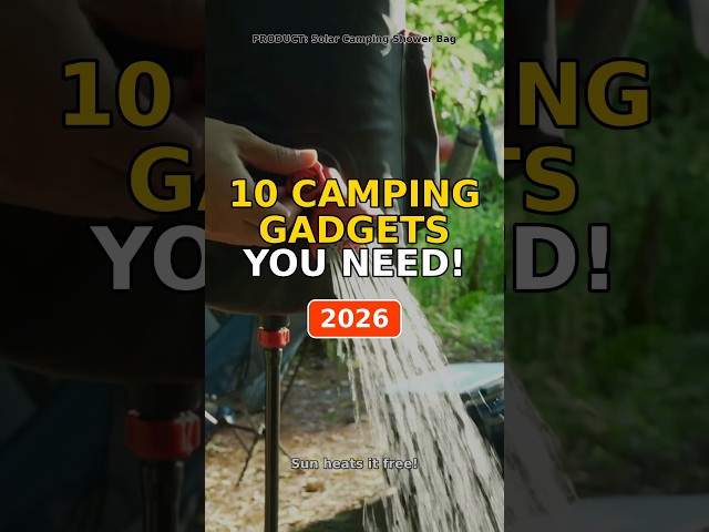 10 Camping Gadgets You NEED in 2026! 🏕️ #Shorts