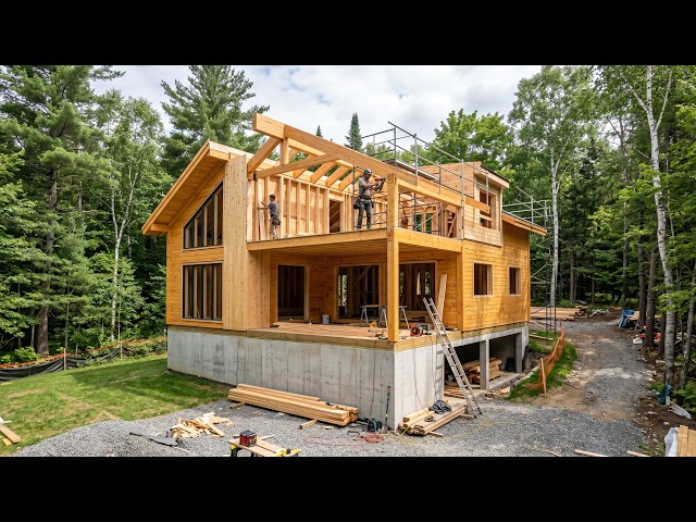 Watch a High-End House Being Built from Scratch: Full Construction Process