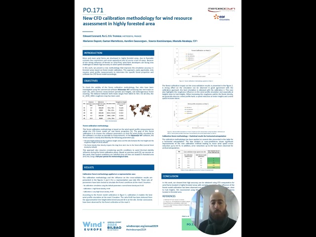 New CFD calibration methodology for Wind Resource Assessment in highly forested area - Poster