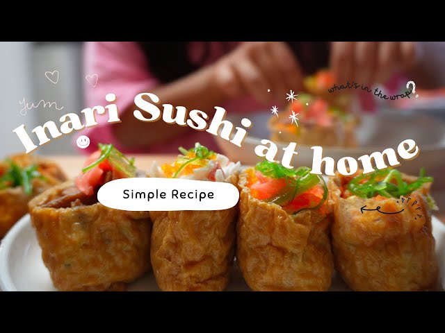 Delicious Inari Sushi Recipe: Making Korean Style Yubuchobap Street Food