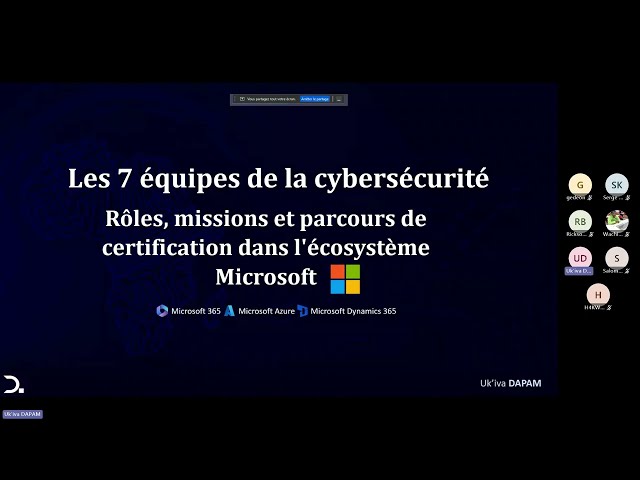 Les 7 équipes en cybersécurité basées sur les tech