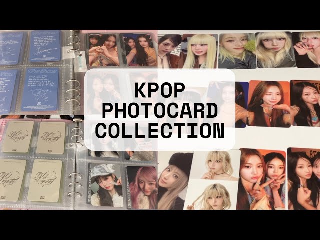 General kpop photocard collection video #1 (unboxing albums, storing photocards)