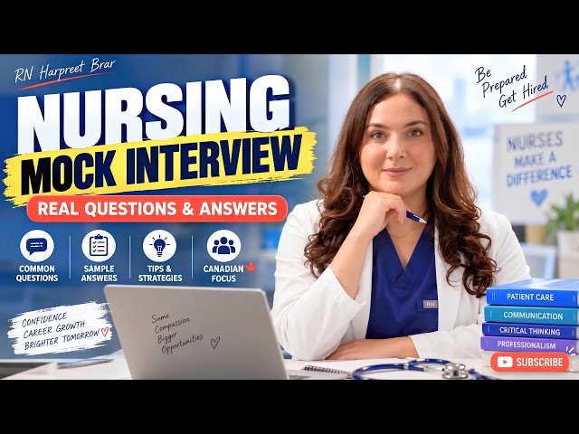 Nursing Interview Questions and Answers | Nurse Mock Interview 2026