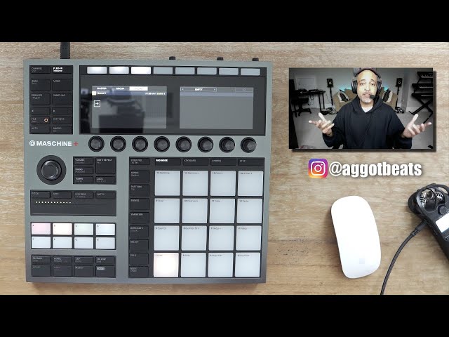 Maschine Plus 5 Min Beat Making Workflow + Freestyle