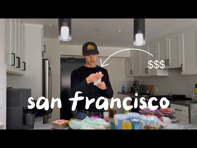 what i *actually* spend in a week living in San Francisco | 20's, rooftop party & full breakdown