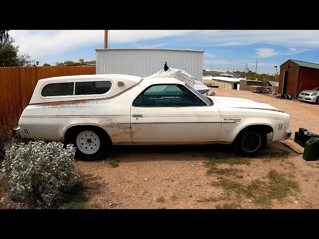 1974 El Camino Desert Queen Sitting For Years! Will It Run/Drive? - NNKH