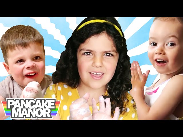 WASH YOUR HANDS, KIDS | Hand Washing Song | Pancake Manor