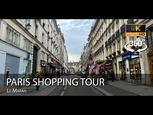 SHOPPING IN PARIS 360 4K