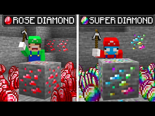 Minecraft, But There's Custom Diamonds...