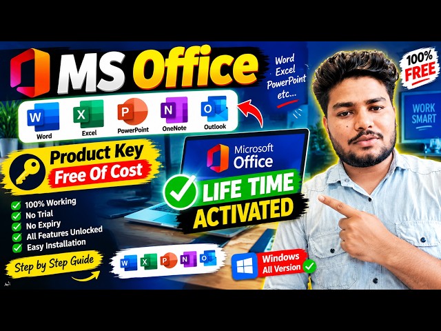 MS Office Free Lifetime Activated | Word, Excel, PowerPoint | 100% Working #ayodhyabcawala #viral