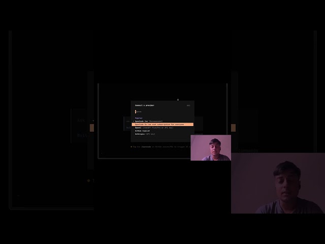 Configuration of OpenCode, OpenSource AI coding agent