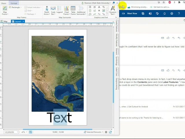 ArcPro 2.7.3 Adding Text