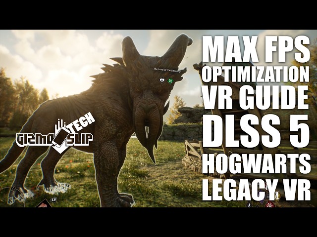 DLSS 5 VR Optimization Guide with Hogwarts VR Foveated DLSS 4.5 + DLSS5 on LAPTOP 5090 40+ FPS 2.4K