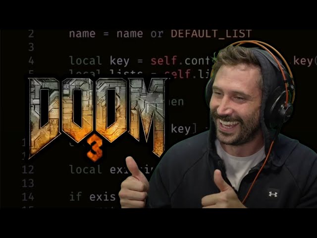 The Beauty Of Doom 3 Source Code