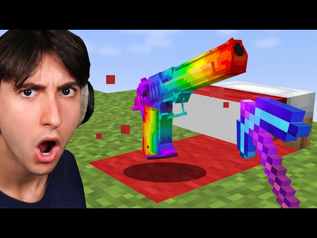 Minecraft Bedwars, But Every Drop is a Gun