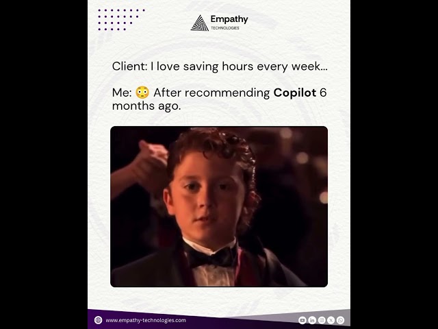POV: Your Client Finally Thanks You for Recommending Copilot 😎  #copilot #memes #techmemes