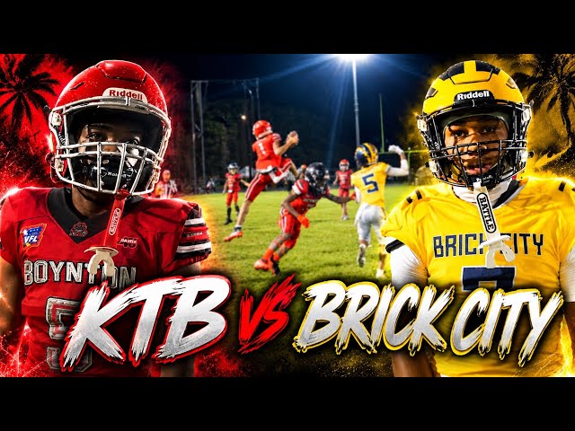 #3 KTB UPSETS #1 BRICK CITY 🤯 | CRAZY 12U FOOTBALL FINISH🍿