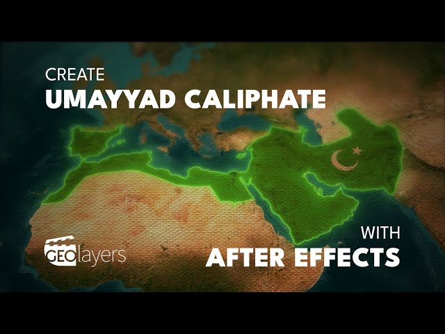 How to Animate Historical Maps in Geolayers | Umayyad Caliphate 750 AD After Effects