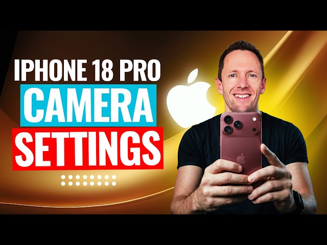 These NEW Camera Settings Are ONLY on iPhone 18 Pro!