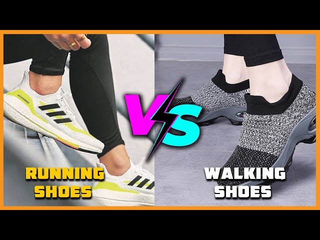 Running Shoes vs Walking Shoes