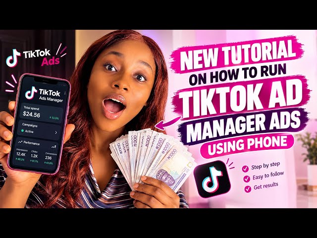 NEW TUTORIAL | How to Run TikTok Ads from TikTok Ads Manager With Your Mobile Phone | New strategy 