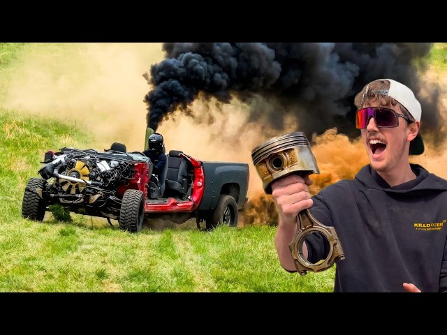 1,600HP Duramax Go-Kart (blows engine immediately)