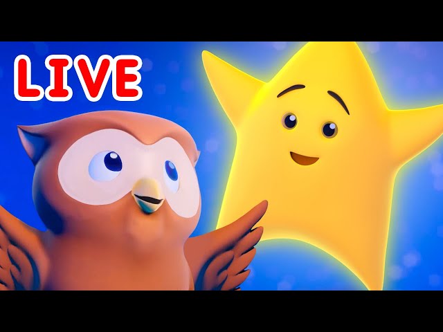 🔴  Super Simple Songs Bedtime Livestream 🌟🦉💤 | Kids Nap Songs | Super Simple Songs