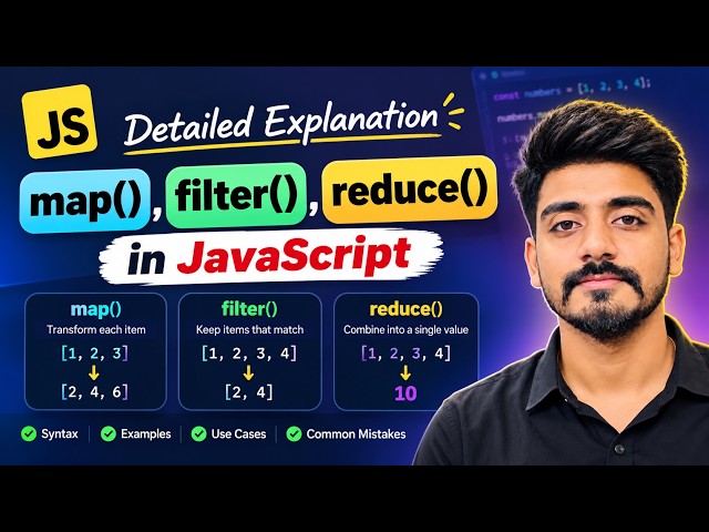 Higher order #array #method Map, filter and reduce #javascript #coding #interview #tips