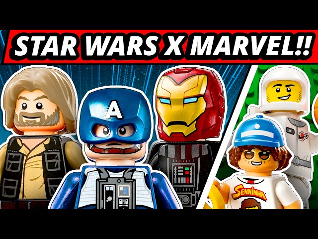2027 LEGO Stars Wars X Marvel Iron Falcon?! Spider-Verse Mech! Nike Classic Space! F1 Ayrton Senna!