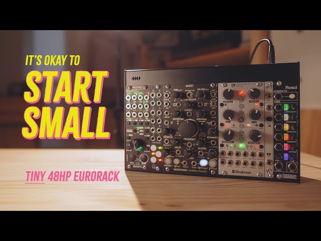 ONE MODULE AT A TIME! Starting modular with a tiny case – ft. Rosci, Centaur’s Gates, and more!