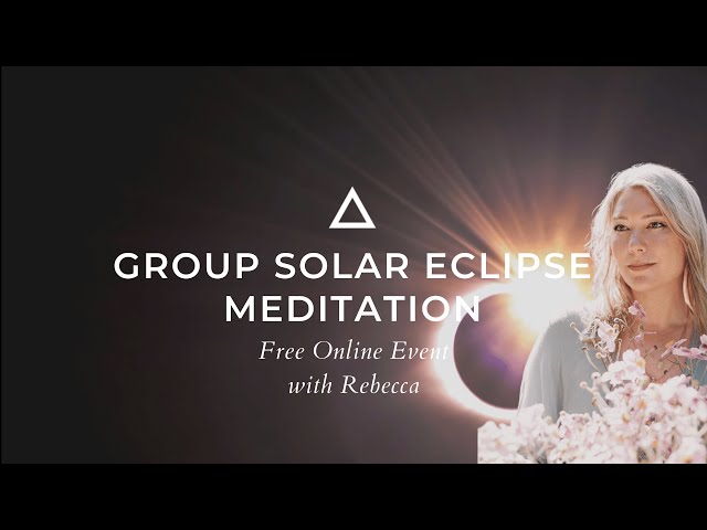Solar eclipse meditation! 🌞🌑