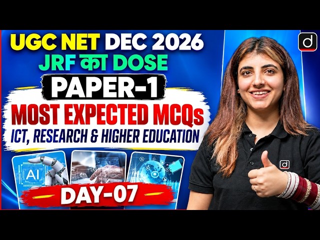 UGC-NET December 2026 | Paper-I Daily Live Class | Drishti UGC-NET JRF